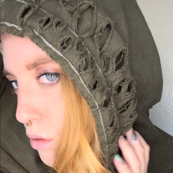 NSF Distressed Hoodie - Picture 7 of 11